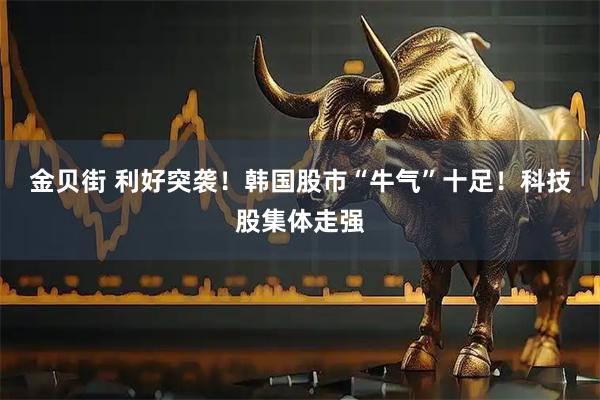 金贝街 利好突袭！韩国股市“牛气”十足！科技股集体走强
