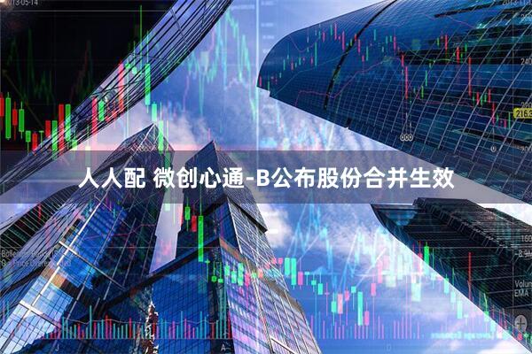 人人配 微创心通-B公布股份合并生效